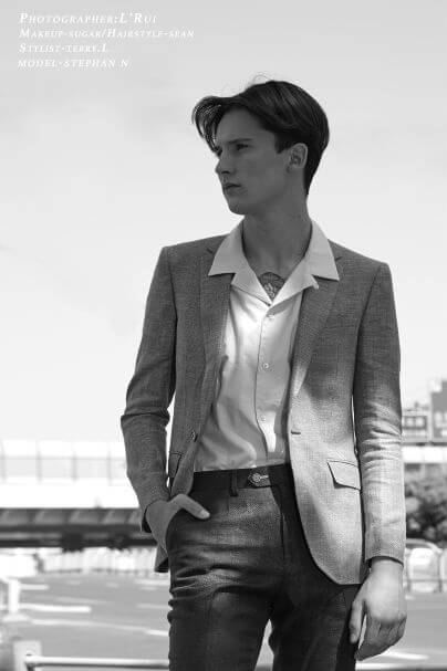 Men model, fashion photography, modeling