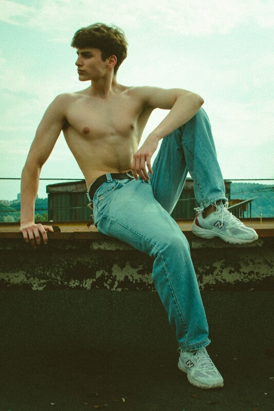 Men model, fashion photography, modeling