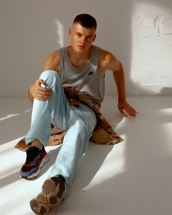 Men model, fashion photography, modeling