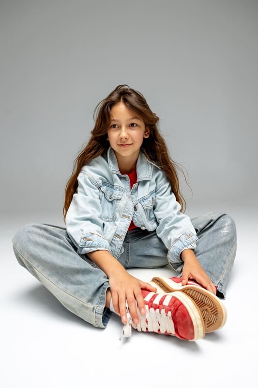 Kids model, fashion photography, modeling
