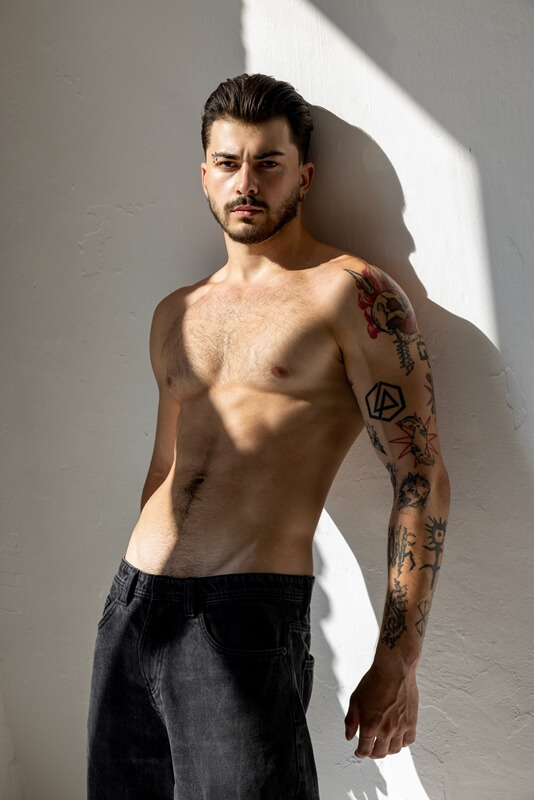 Men model, fashion photography, modeling