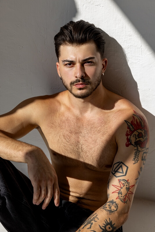 Men model, fashion photography, modeling