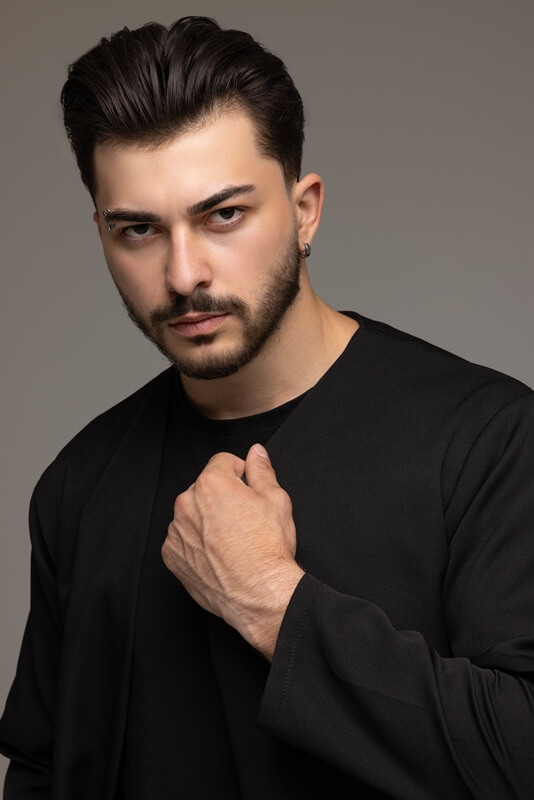 Men model, fashion photography, modeling