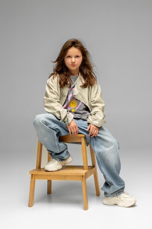 Kids model, fashion photography, modeling